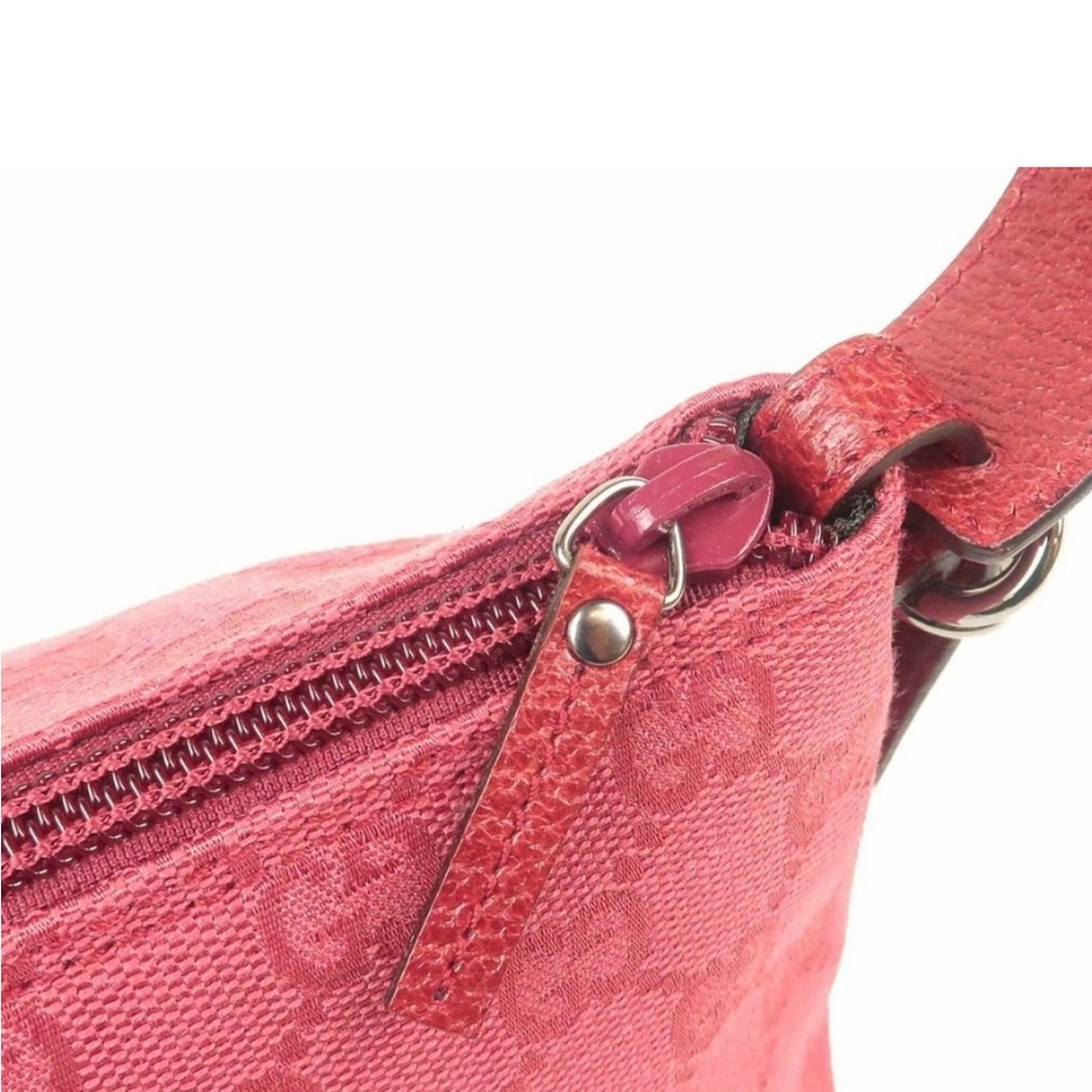 Authentic pink Gucci canvas bag